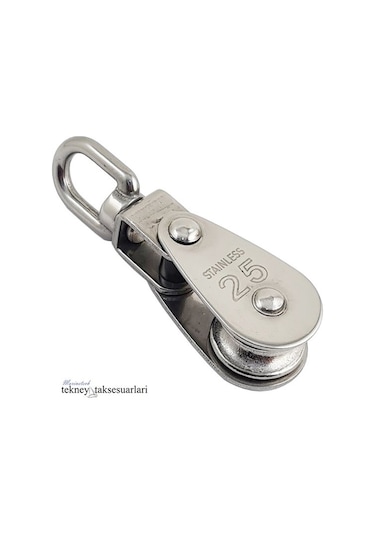 25Mm Mafsallı - Fırdöndülü Paslanmaz Makara