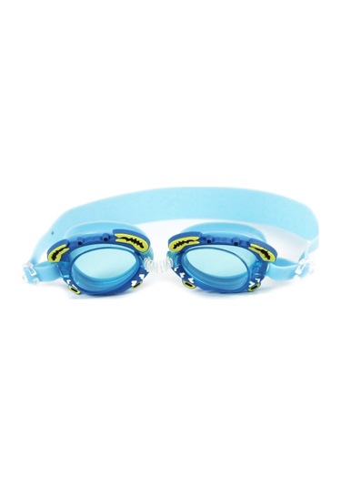 Cbtx Global Karikatür Su Geçirmez Anti-Sis Yüksek Çözünürlüklü Çocuk Yüzme Gözlükleri Göl Mavi Yengeç Çok Renkli
