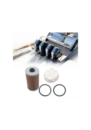Mercury Marine Quicksilver Motorları Gen 35-8m0093688, 35-866171a01, 35-892665, 18-7977 İle Uyumlu Yakıt Filtresi Kiti - Kaiyi Diğer