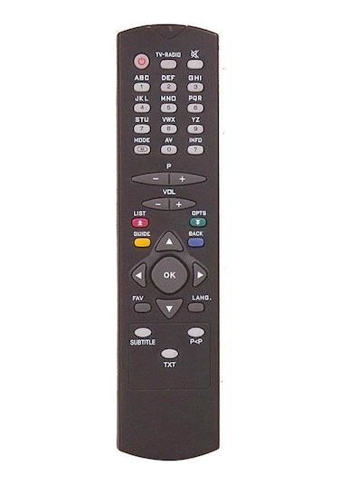 Digitürk Dcr-9001-9002 Uydu Alıcı Kumandası Siyah
