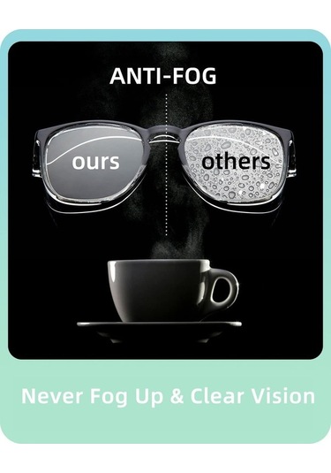 Ulzyvf Z87.1 Uv Sertifikalı Önleyici Liansan Koruması Kare Kadınlar İçin Hemşire Gözlükleri, Gözlükler, Büyük Buğu Boy Ur