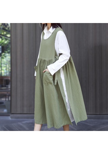 Homyl Kadın Edebiyatı Önlük Moda Bahçecilik Ev Boyama Için Yeşil