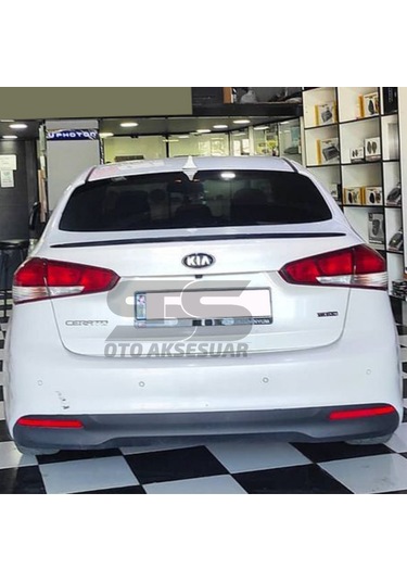 Kia Cerato Bagaj Üstü Slim Spoiler Piano Black Parlak Siyah (Sts Oto Aksesuar) 01