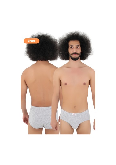 Cennetoğlu 6'lı Ekonomik Pamuklu Erkek Slip Külot - Gün Boyu Konfor Ve Kalite Renkli
