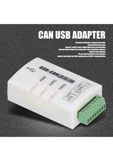 Usb Can Adaptörü Usb-can Analizörü Çift Kanallı Otomatik Can Bus