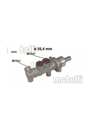 Fren Ana Merkez Absli 25,40mm Aluminyum Master