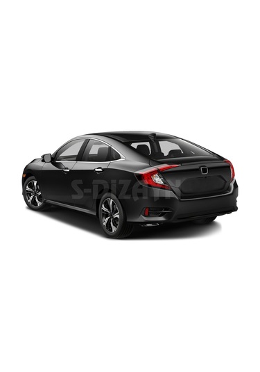 S-Dizayn  Honda Civic Krom Cam Çıtası 8 Prç 2016 Üzeri