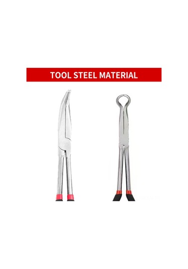 Kosona 28 Cm Uzunlukta Siyah 90 Derece Eğik Ağızlı, Plastik Saplı Alet Çeliği Pense