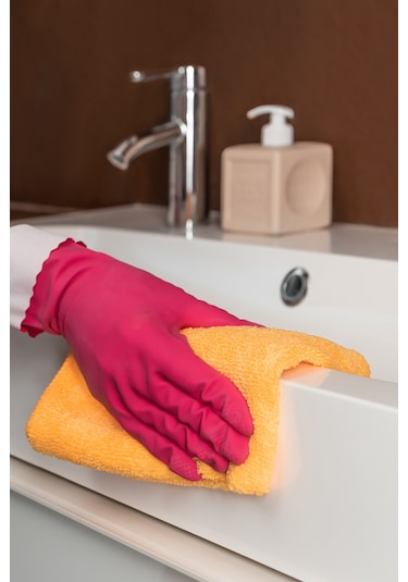 Vileda Standart Orta Boy Bulaşık Eldiven Pembe M 8