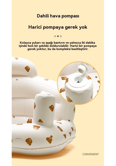 Bebek Öğrenme Koltuğu Çocuk Güvenliği Düşme Koruması Beyaz 1 Beyaz