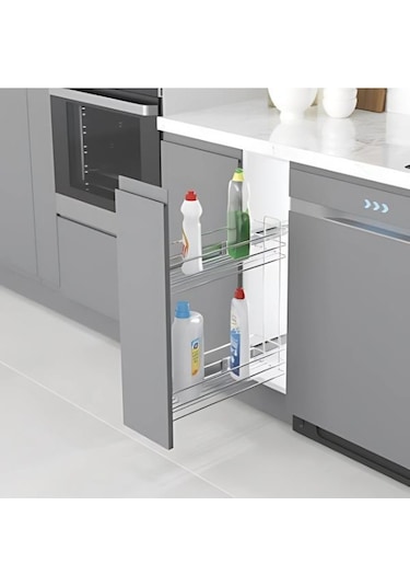 Starax S-2214-c Yandan Teleskopik Raylı Krom Deterjanlık Krom