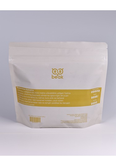 Indonesia Sumatra Typica Çekirdek Kahve 250 Gr , %100 Arabica Çekirdek Kahve