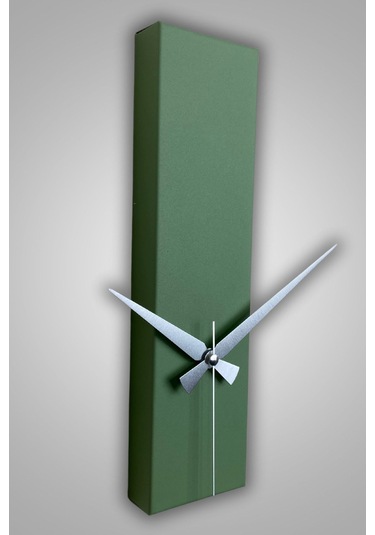 Jaka Model Dekoratif Metal Akar Sessiz Mekanizmalı Duvar Saati 34 9,5 Cm Yeşil