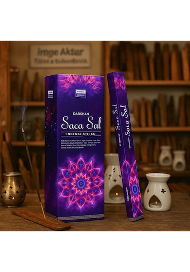 Darshan Incense Saca Sal 20'li Çubuk Tütsü Çok Renkli