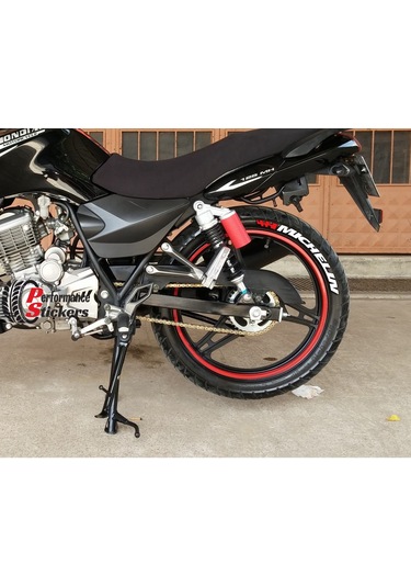 MİCHELİN Motorsiklet Lastik Yazısı Sticker 4 Adet r