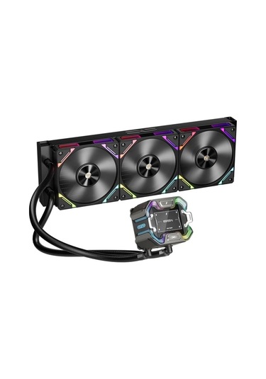 1st Player X Starshıp 360mm Siyah Argb Ips 2.4" Dijital Ekranlı Am5,am4 / Lga 1851,lga1700 Premıum İ