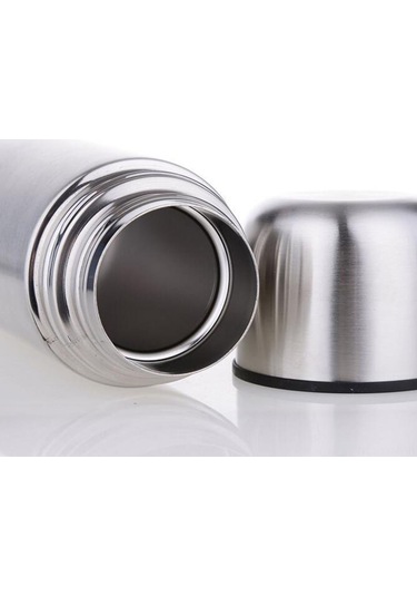 Geeksen 304 Çelik Vakumlu Termos Bardak, 6-12 Saat Isı Saklama, 500ml Kapasite, Renksiz Kırmızı