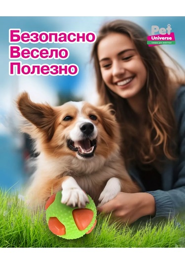 Pet Universe Köpekler İçin Squeaky Top 102gr 8,2 Cm Pu3039 198904372