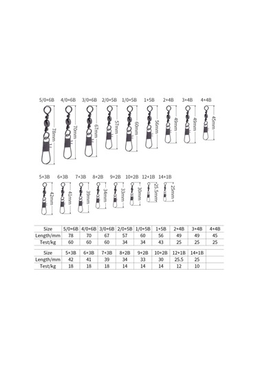 Hengjia Ss007 50pcs/torba B-pin Konnektörü 8 Şekil Döner Döngü Aksesuarları, Özellikler: 10+2b 30mm , Boyut:10+2b 30mm