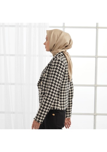 İpekevi Düz Twill İpek Eşarp - Bej BEj