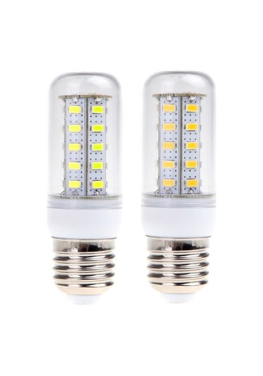 Ulzyvf E27 Beyaz Led Mısır Ampul, 36 Led, 13w, 1400 Lümen, 360 Açı, 6000-6500k Renk Sıcaklığı Beyaz Beyaz