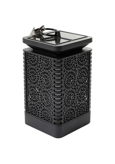 Ulzyvf Createtech Yolu Suya Siyah Manzara Lambası, Güneş Enerjili Bahçe Avlu Lamba Siyah