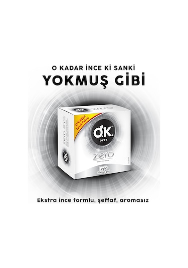 Okey Zero Prezervatif 45'li