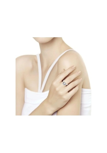 Sokolov 925 Ayar Gümüş Mücevher Klasik Yüzük 7715524 Gri