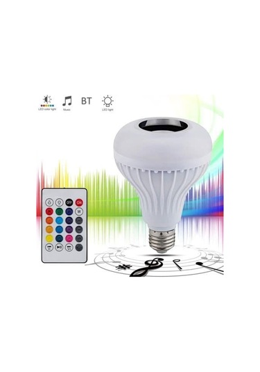 Ximistore9 E27 Akıllı Sesli Işık, Bluetooth Müzik Çalar, App Ve Kumanda İle Renk Ayarı, Ev İçin Stüdyo Işığı 6w