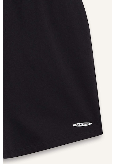 DeFacto Beli Bağcıklı Dar Paça Şort E5843AX25SMBK81