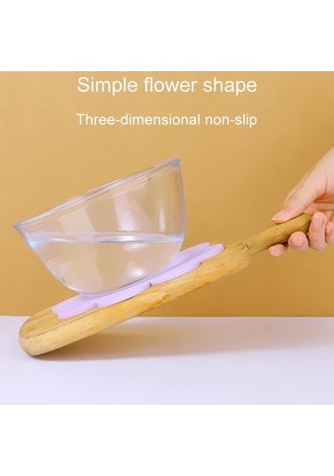 Sones Ayçiçeği Sevimli Pvc Isı Yalıtım Matı Ev Yüksek Sıcaklığa Dayanıklı Masa Pedi, Stil: Sarı Orta Diğer