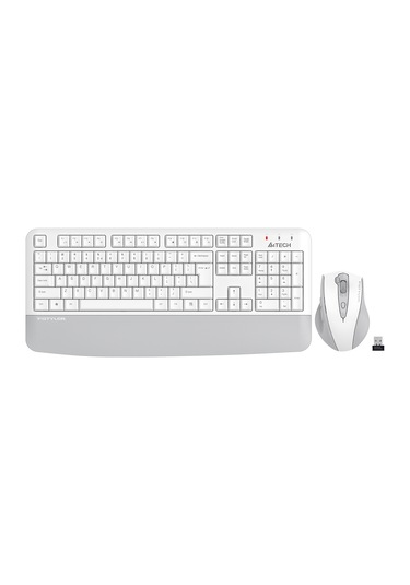 A4tech Fg2500s Plus Kablosuz Q Trk Beyaz Klavye - Mouse Set Optik