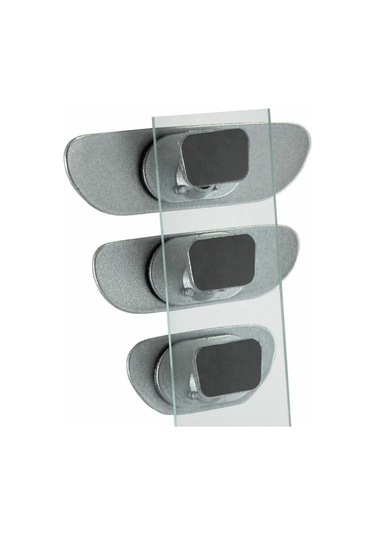 Motaysan Ova Yapıştırmalı Set-3 Gümüş Yaldızlı İç Dikiz Aynası Se