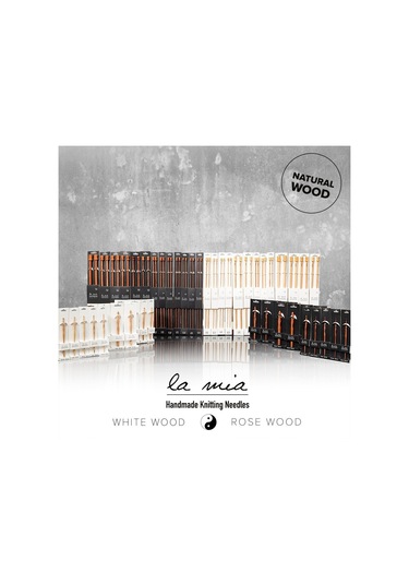 La Mia Whitewood 2.5 Mm 15.5 Cm Ahşap Yün Tığ