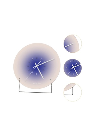 Homyl Duvar Saati Dekoratif Saat Geçmiyor Sessiz Minimalist Masa Stil B