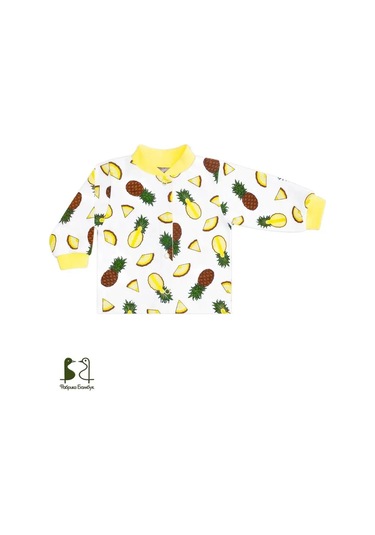 Fabrika Bambuk Düğmeli Üstler 44722641 Beyaz