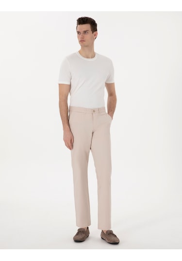 Pierre Cardin Erkek Bej Pantolon Kanvas-chino 50308105-vr011 Bej