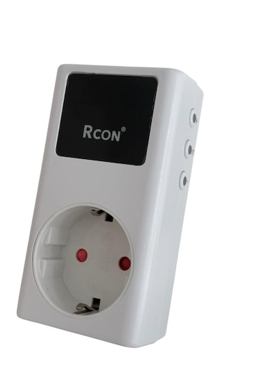 Akım Korumalı Priz Rcon Rcv02 Tekli Ayarlanabilir
