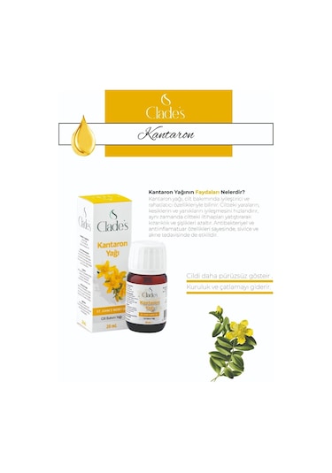 Kantaron Yağı 20 Ml - Cilt Bakım Yağı Centaury Oil 20 ML