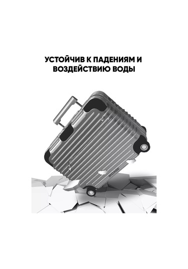 Yamcase Airpods Uyumlu Pro, Pro 2 İçin Karabinalı Kulaklık Kılıfı 176625883 Gri