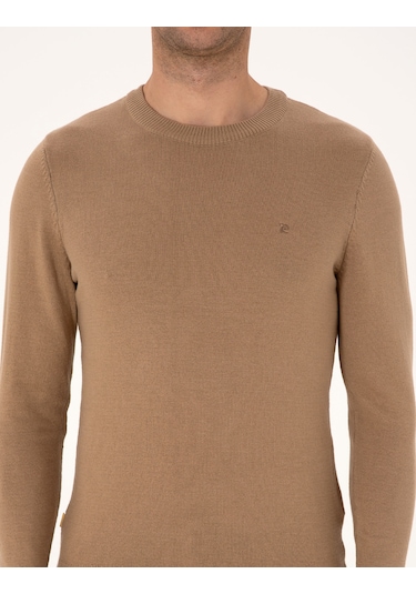 Pierre Cardin Erkek Camel Kazak /triko 50314192-vr015 CAMEL