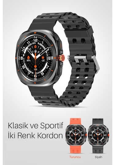 Piranha 9922 1.53" Akıllı Saat + 2 Kordon (İthalatçı Garantili)