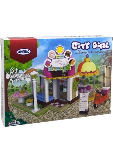Tatlı Kafe Yapım Seti 267 Parça Eğlenceli Ve Eğitici Blok İnşa Oyuncağı