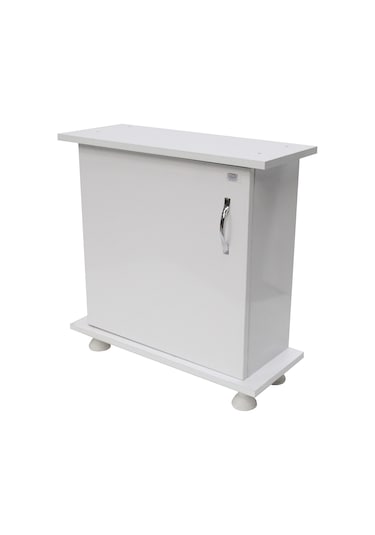 Kanki Pet  50 Cm Akvaryum Sehpa Beyaz Düz  50x23x67