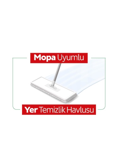 Sleepy Easy Clean Çamaşır Suyu Katkılı Mopa Uyumlu Yer Temizlik Havlusu&Mendili 50 Yaprak