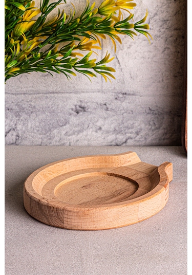 Snippy Boon - Tezgah Üstü Kirli Kaşıklık Kepçe Kaşık Altlığı Soft Ahşap