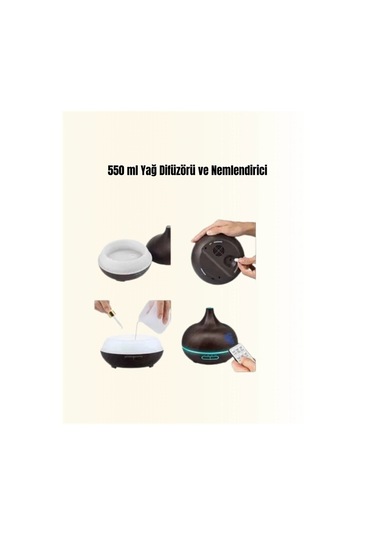 Bfs 550 Ml Ultrasonik Yağ Difüzörü Ve Soğuk Buhar Nemlendirici