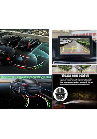 Hareketli Çizgili Trajectory Tecnology Işıklı Arka Görüş K