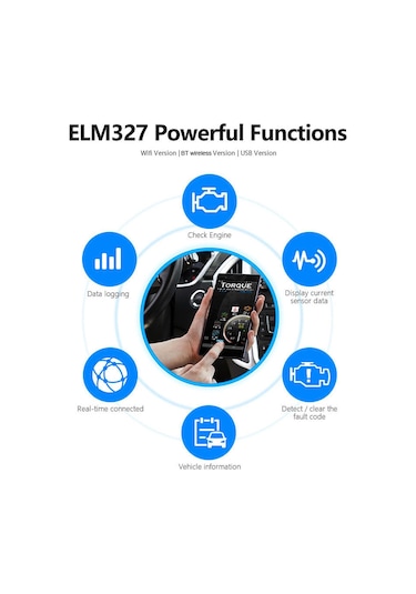 Aubyhe Konnweı Kw903 Bt5.0 Obd2 Araç Arıza Tarayıcı 12v Benzin/dizel Araçlar İçin Tüm Obd2 Protokolleri Ve Android/ios Desteği