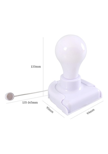 Homyl Duvar Işık Taşınabilir Gece Kullanışlı Lamba Kapalı Beyaz Çok Renkli